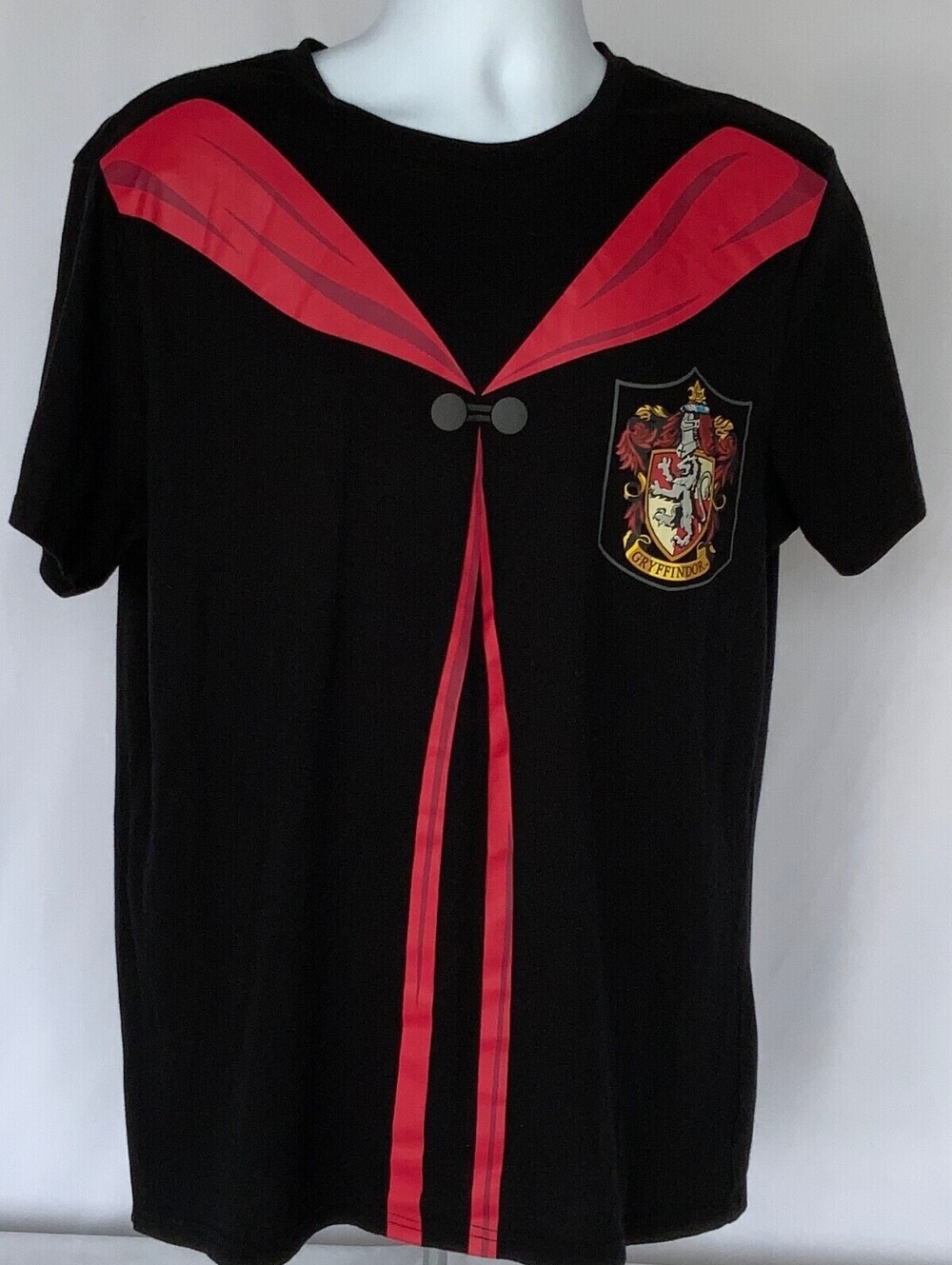EUC Harry Potter Gryffindor Robe T-Shirt with Tie, Large